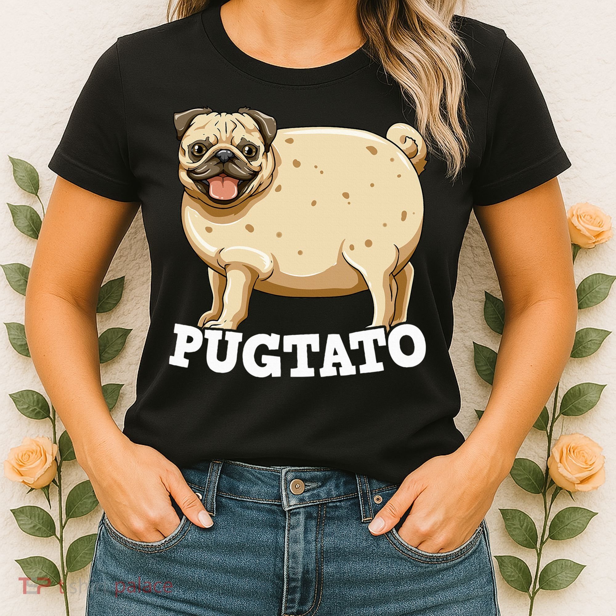 Pugtato Pug Potato Pug Lovers Women's T-Shirt