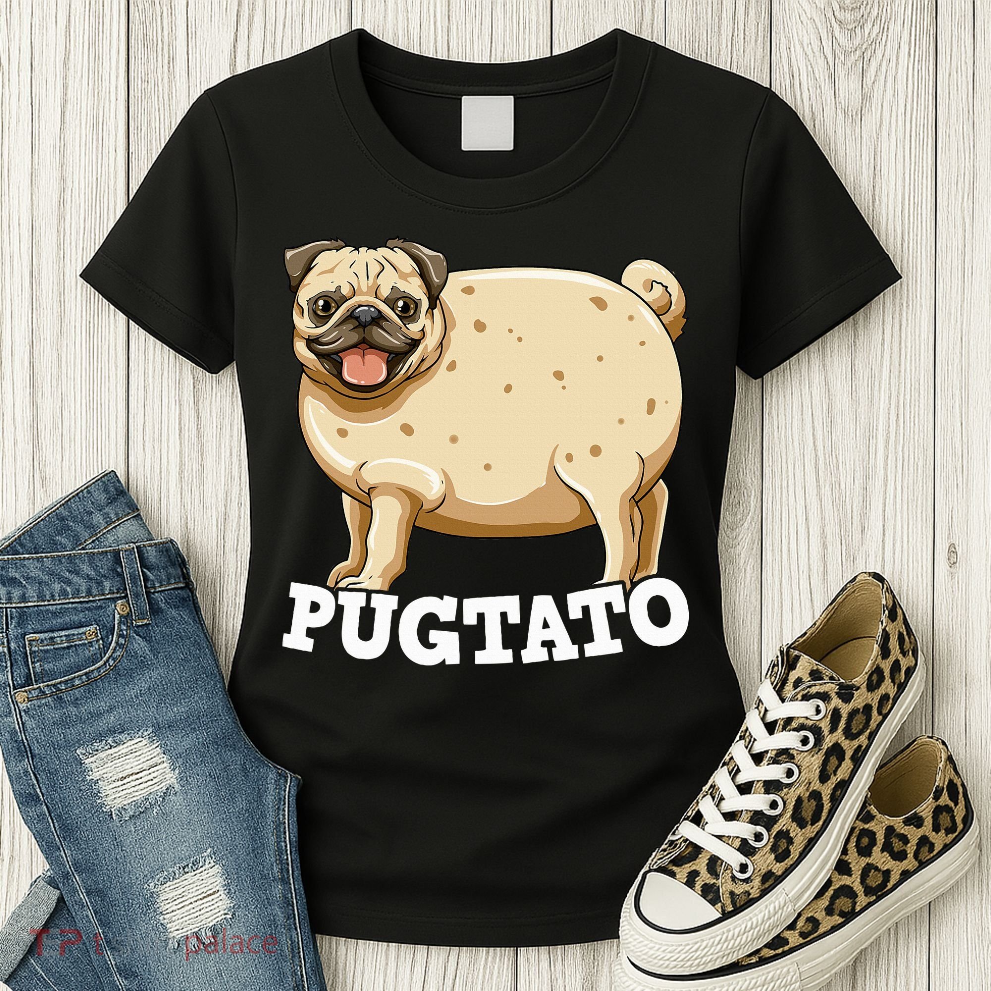 Pugtato Pug Potato Pug Lovers Women's T-Shirt