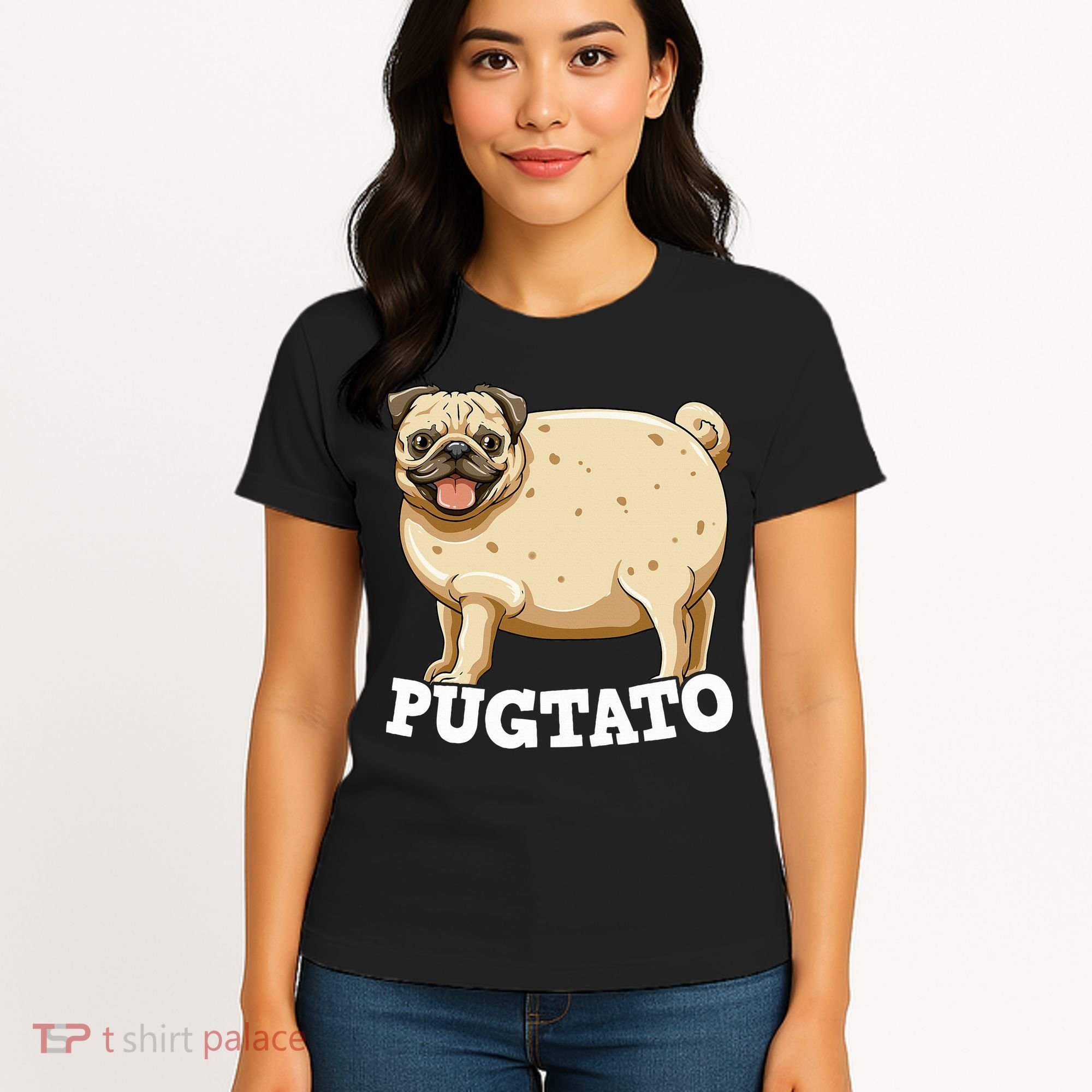 Pugtato Pug Potato Pug Lovers Women's T-Shirt