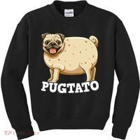 Pugtato Pug Potato Pug Lovers Kids Sweatshirt thumb 0