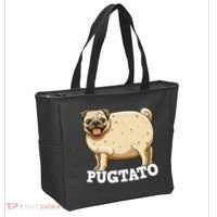 Pugtato Pug Potato Pug Lovers Tote Bag thumb 2