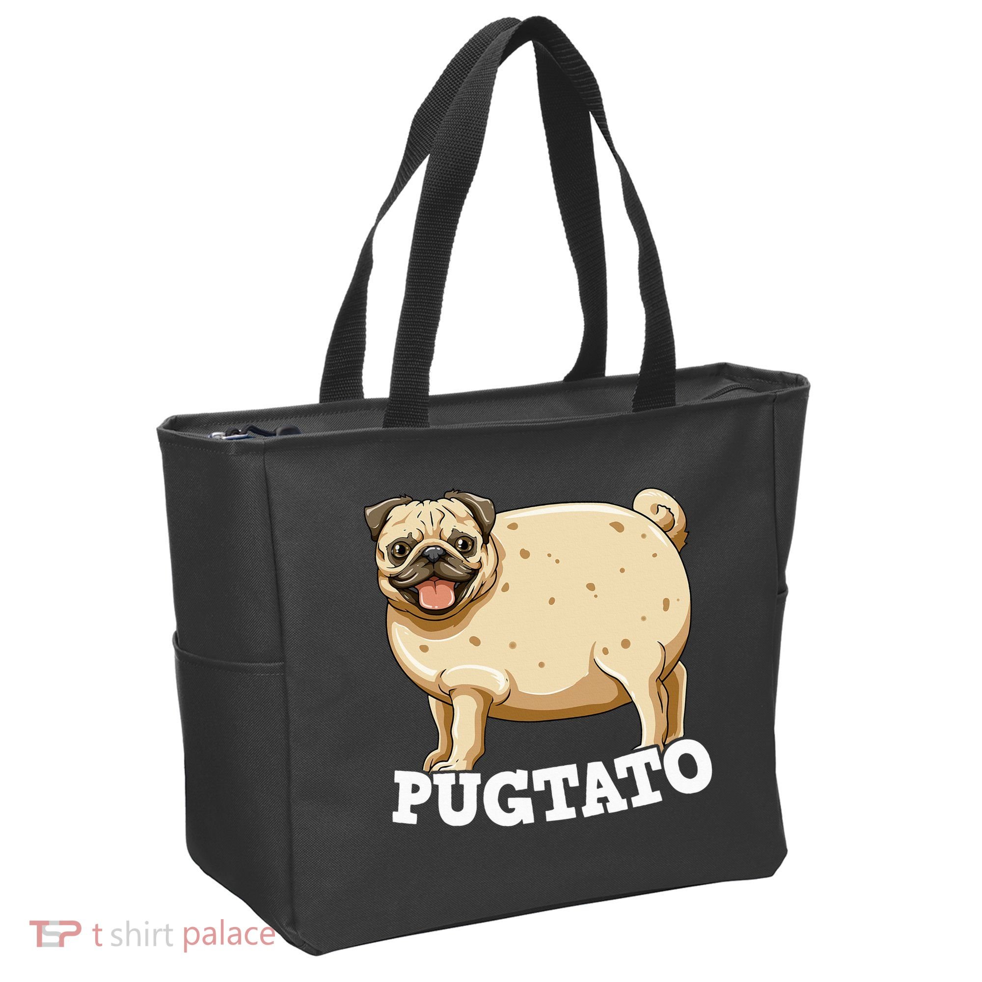 Pugtato Pug Potato Pug Lovers Tote Bag
