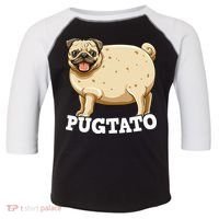Pugtato Pug Potato Pug Lovers Toddler Fine Jersey T-Shirt thumb 0