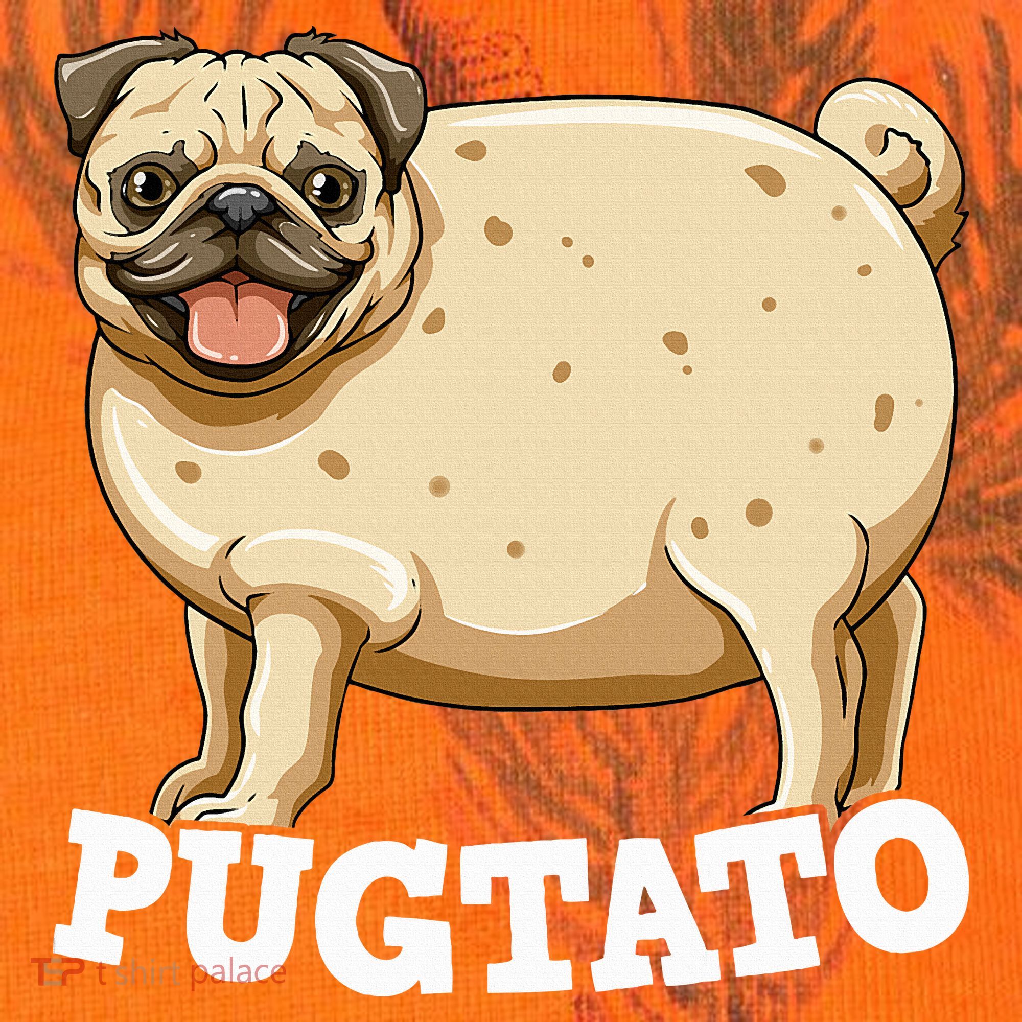Pugtato Pug Potato Pug Lovers Kati Licensed 12" Camo Cuffed Beanie