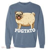 Pugtato Pug Potato Pug Lovers Garment-Dyed Sweatshirt thumb 0