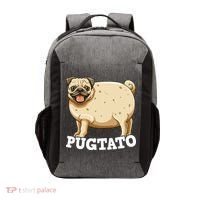 Pugtato Pug Potato Pug Lovers Vector Backpack thumb 0
