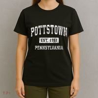 Pottstown Pennsylvania Pa Vintage Sports T-Shirt thumb 4