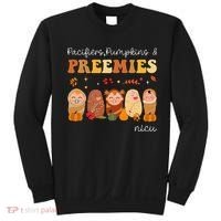 Pacifiers Pumpkins & Preemies Neonatal Nicu Nurse Halloween Sweatshirt thumb 0