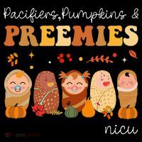Pacifiers Pumpkins & Preemies Neonatal Nicu Nurse Halloween Women's Hoodie thumb 2