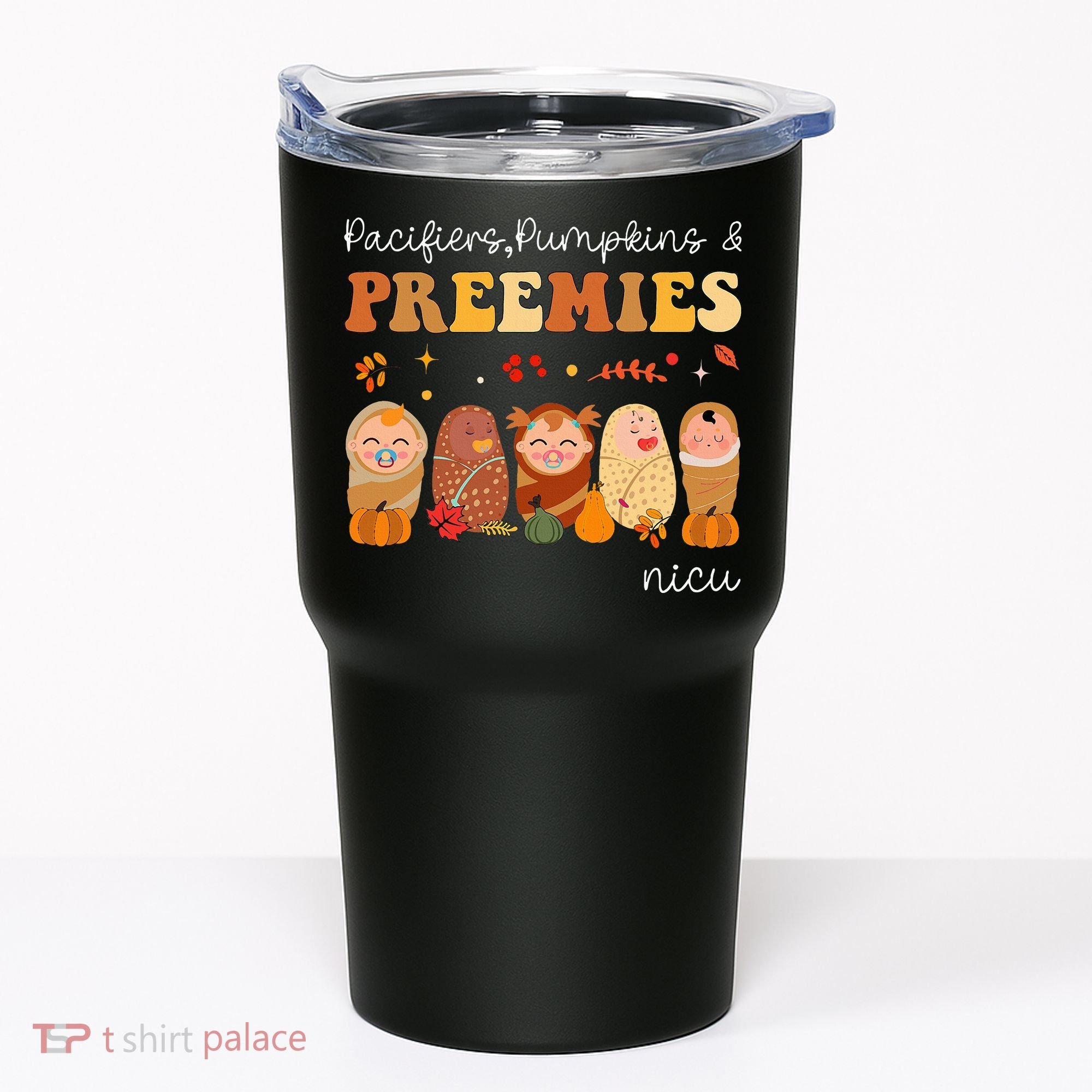 Pacifiers Pumpkins & Preemies Neonatal Nicu Nurse Halloween Tumbler