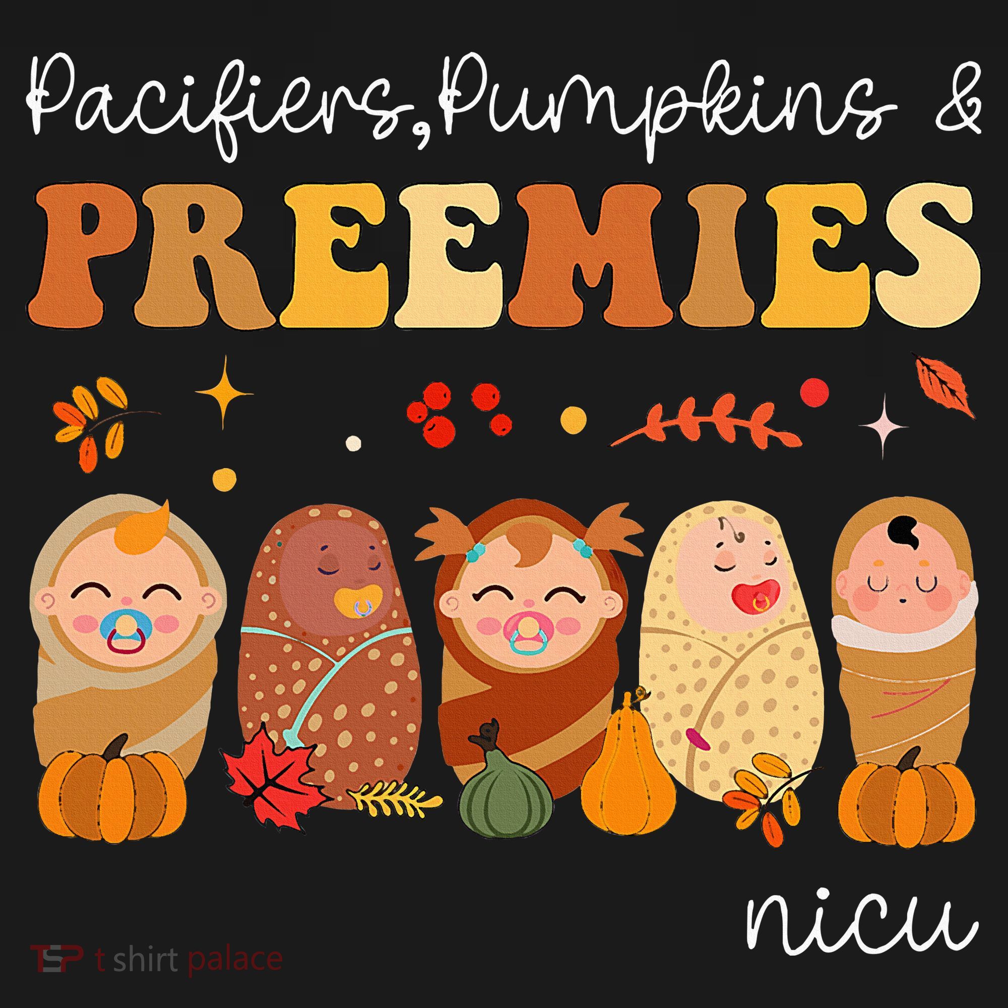 Pacifiers Pumpkins & Preemies Neonatal Nicu Nurse Halloween Mousepad