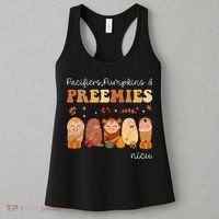 Pacifiers Pumpkins & Preemies Neonatal Nicu Nurse Halloween Women's Tank Top thumb 3