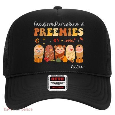 Pacifiers Pumpkins & Preemies Neonatal Nicu Nurse Halloween Hat
