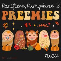 Pacifiers Pumpkins & Preemies Neonatal Nicu Nurse Halloween Visor thumb 3