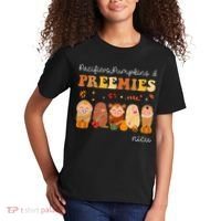 Pacifiers Pumpkins & Preemies Neonatal Nicu Nurse Halloween Kids T-Shirt thumb 2