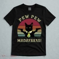 Peww Pew Pew Peww Madafakas Vintage Cat Lover T-Shirt thumb 5
