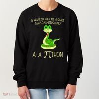 Python Pithon Pi Symbol Funny Math Teacher Women's Sweatshirt thumb 0