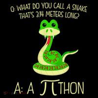 Python Pithon Pi Symbol Funny Math Teacher Doggie Tank thumb 4