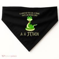 Python Pithon Pi Symbol Funny Math Teacher USA-Made Doggie Bandana thumb 0