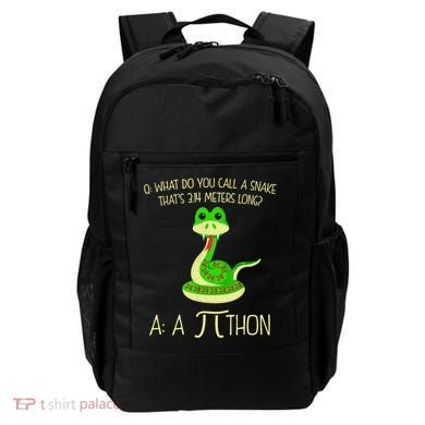 Python Pithon Pi Symbol Funny Math Teacher Backpack