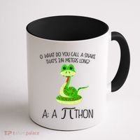 Python Pithon Pi Symbol Funny Math Teacher Coffee Mug thumb 1