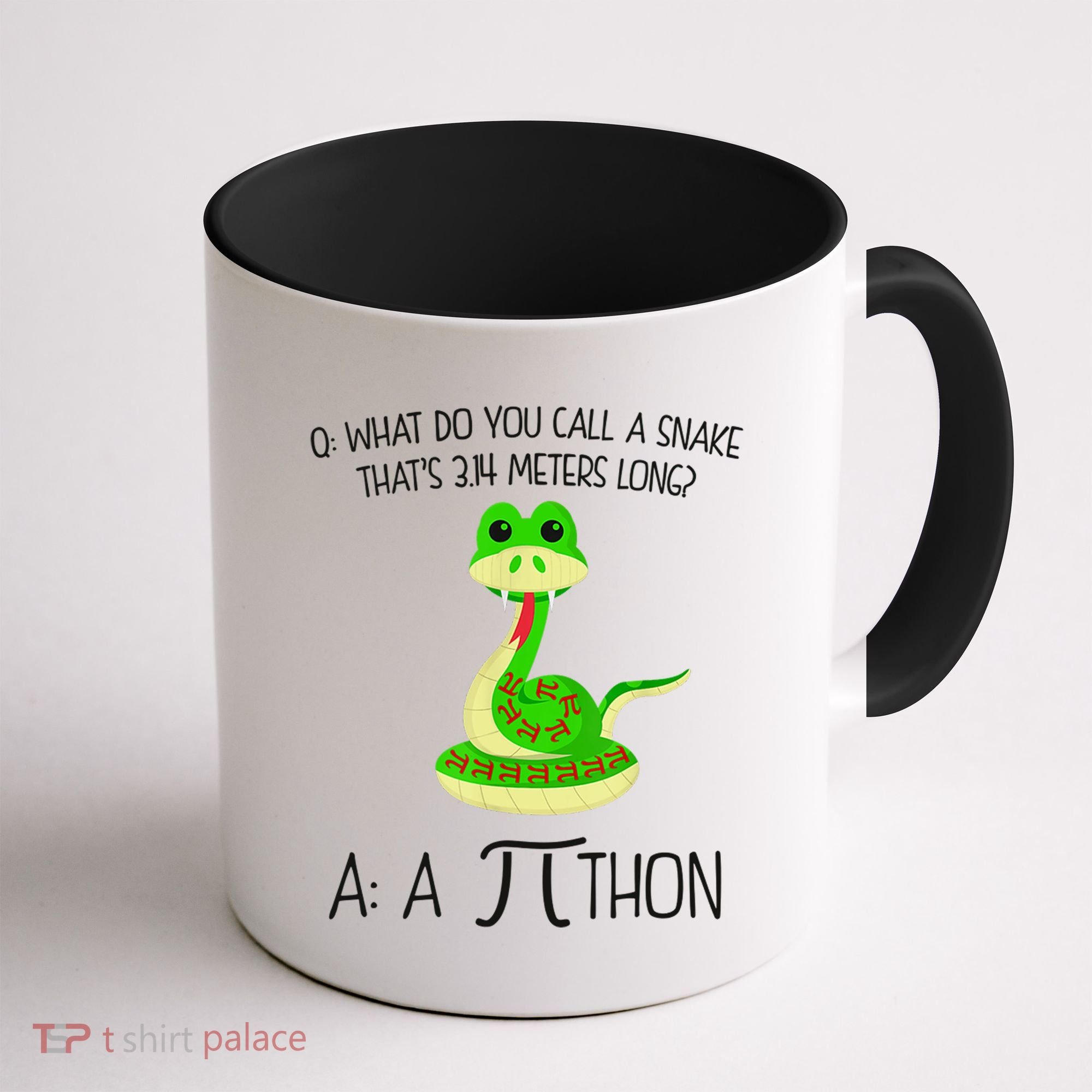 Python Pithon Pi Symbol Funny Math Teacher Coffee Mug