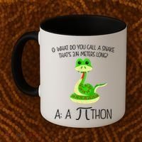 Python Pithon Pi Symbol Funny Math Teacher Coffee Mug thumb 2