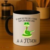 Python Pithon Pi Symbol Funny Math Teacher Coffee Mug thumb 4