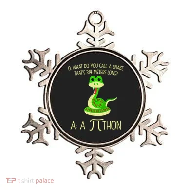 Python Pithon Pi Symbol Funny Math Teacher Ornament