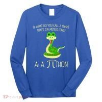 Python Pithon Pi Symbol Funny Math Teacher Long Sleeve Shirt thumb 0