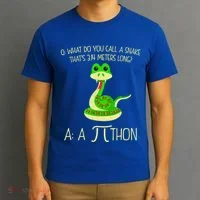 Python Pithon Pi Symbol Funny Math Teacher T-Shirt thumb 3