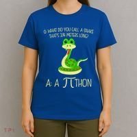 Python Pithon Pi Symbol Funny Math Teacher T-Shirt thumb 4