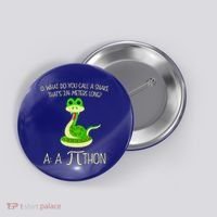 Python Pithon Pi Symbol Funny Math Teacher Button thumb 0