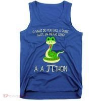 Python Pithon Pi Symbol Funny Math Teacher Tank Top thumb 0