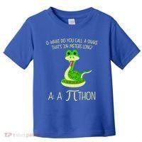 Python Pithon Pi Symbol Funny Math Teacher Toddler T-Shirt thumb 0