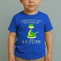 Python Pithon Pi Symbol Funny Math Teacher Toddler T-Shirt thumb 2