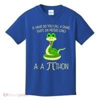 Python Pithon Pi Symbol Funny Math Teacher Kids T-Shirt thumb 0