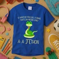 Python Pithon Pi Symbol Funny Math Teacher Kids T-Shirt thumb 3