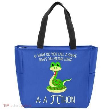 Python Pithon Pi Symbol Funny Math Teacher Tote Bag