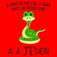 Python Pithon Pi Symbol Funny Math Teacher Santa Hat thumb 1