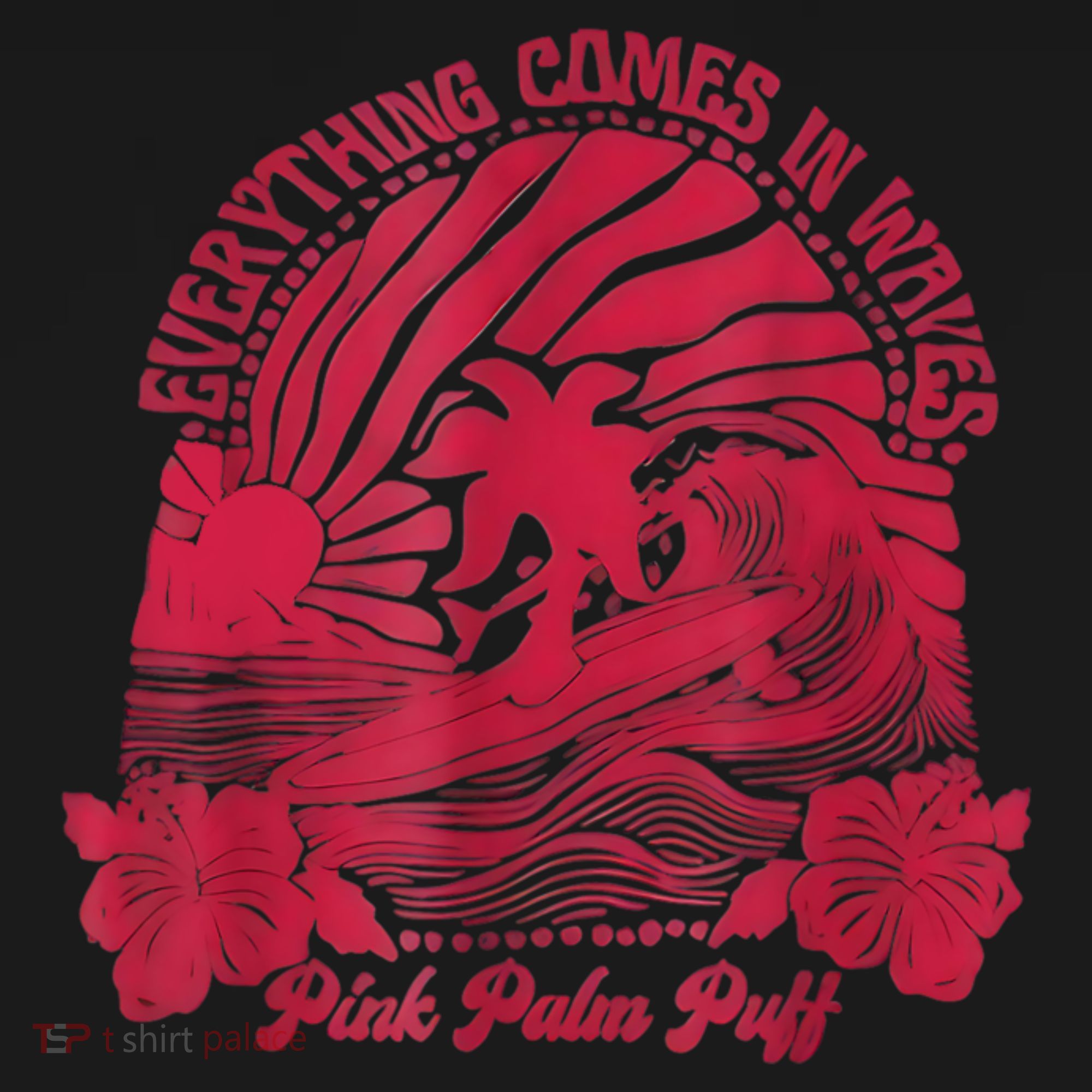 Palm Puff Doggie Tank