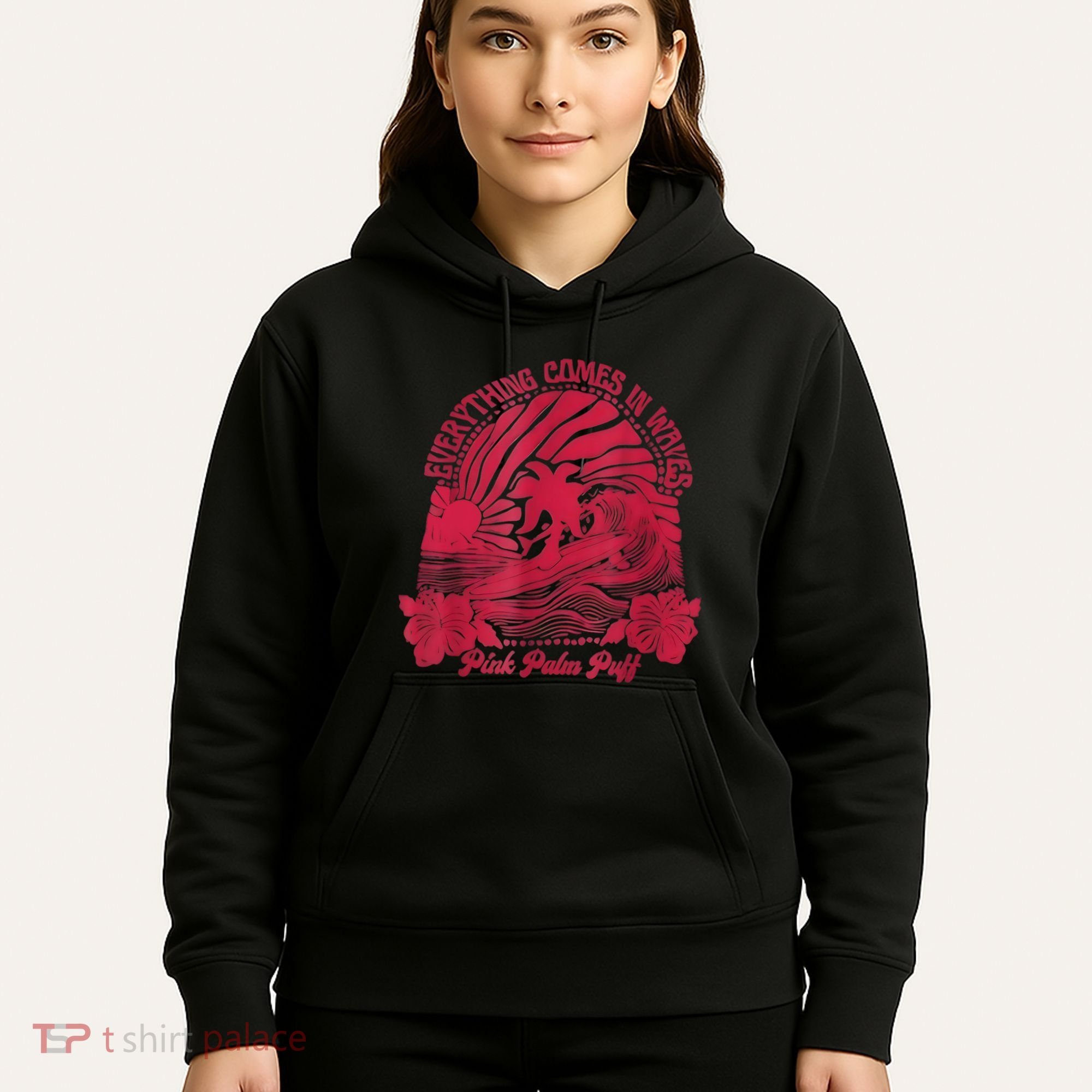 Palm Puff Hoodie