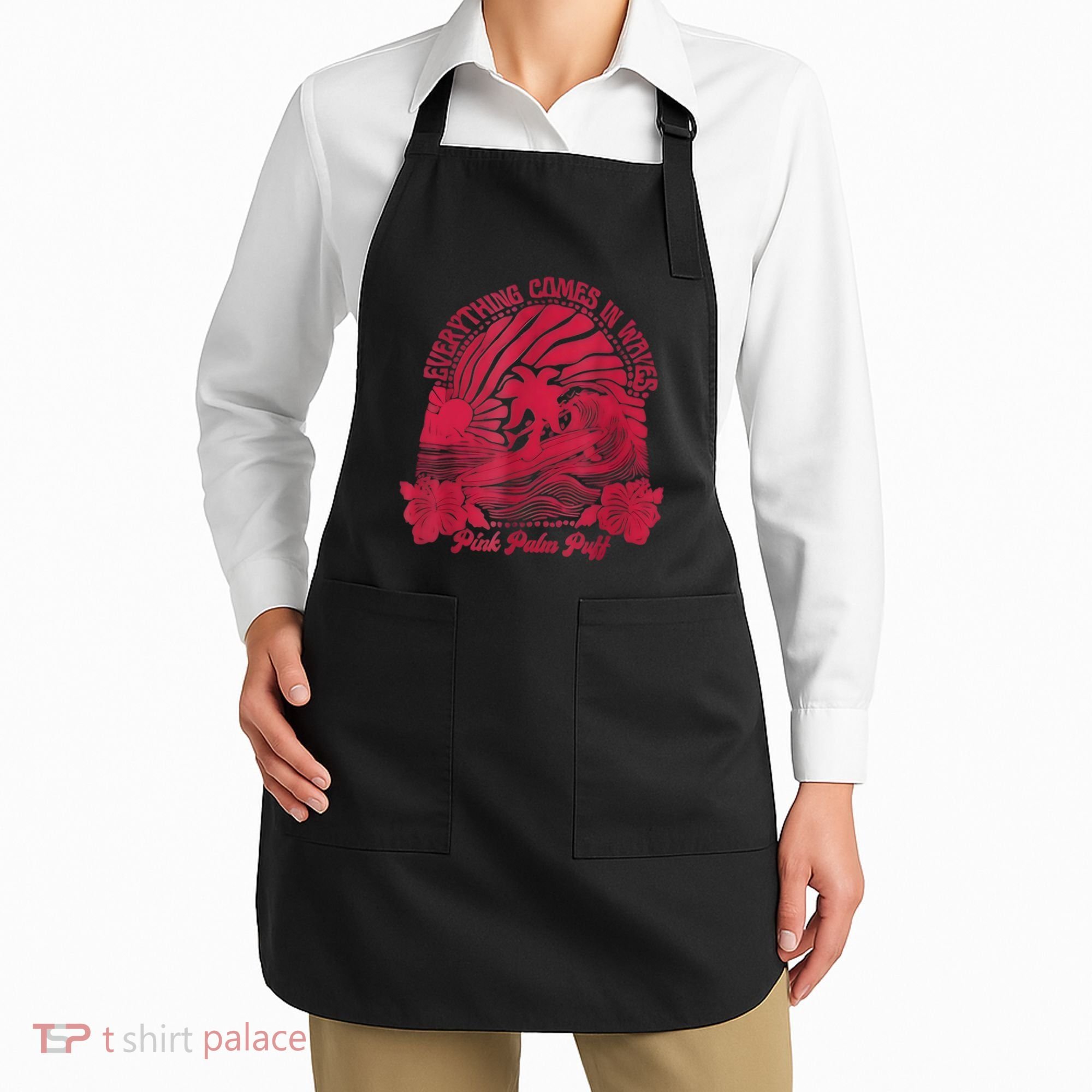Palm Puff Apron