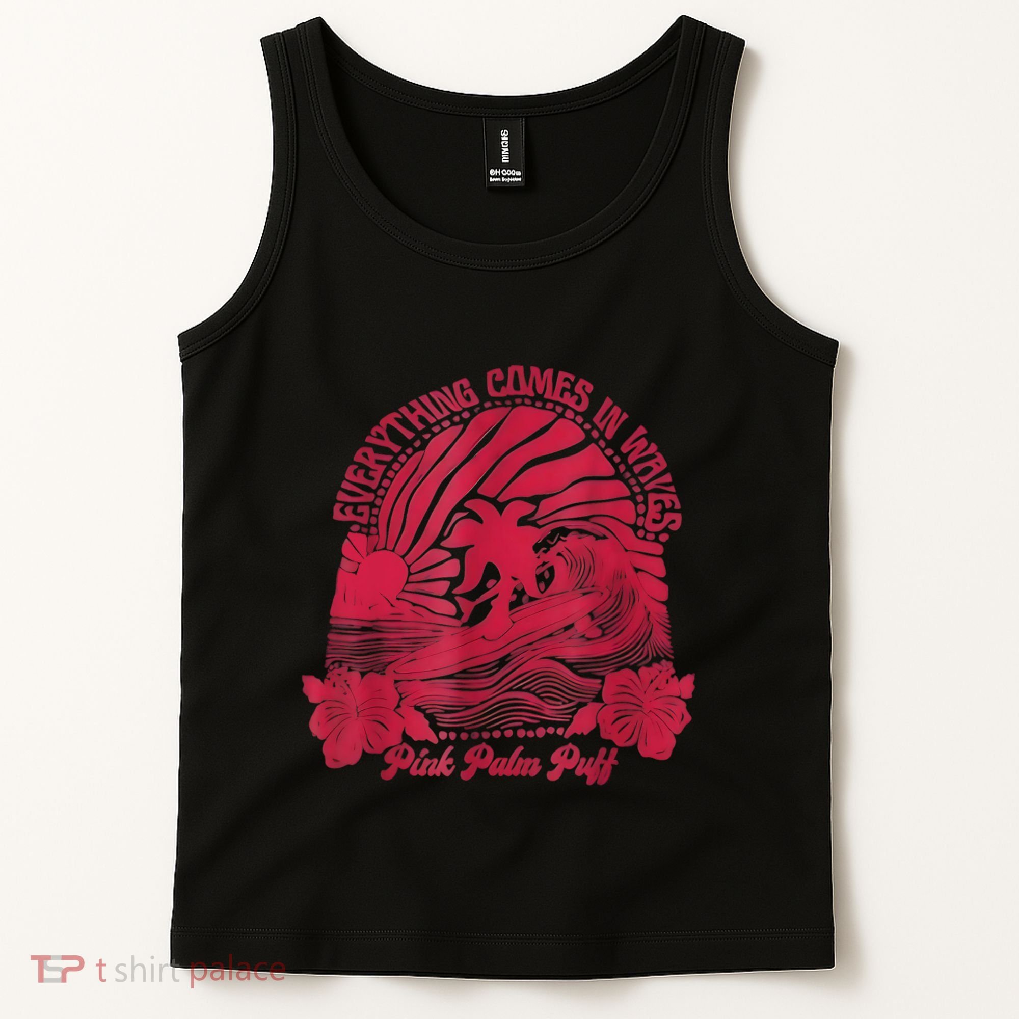 Palm Puff Tank Top