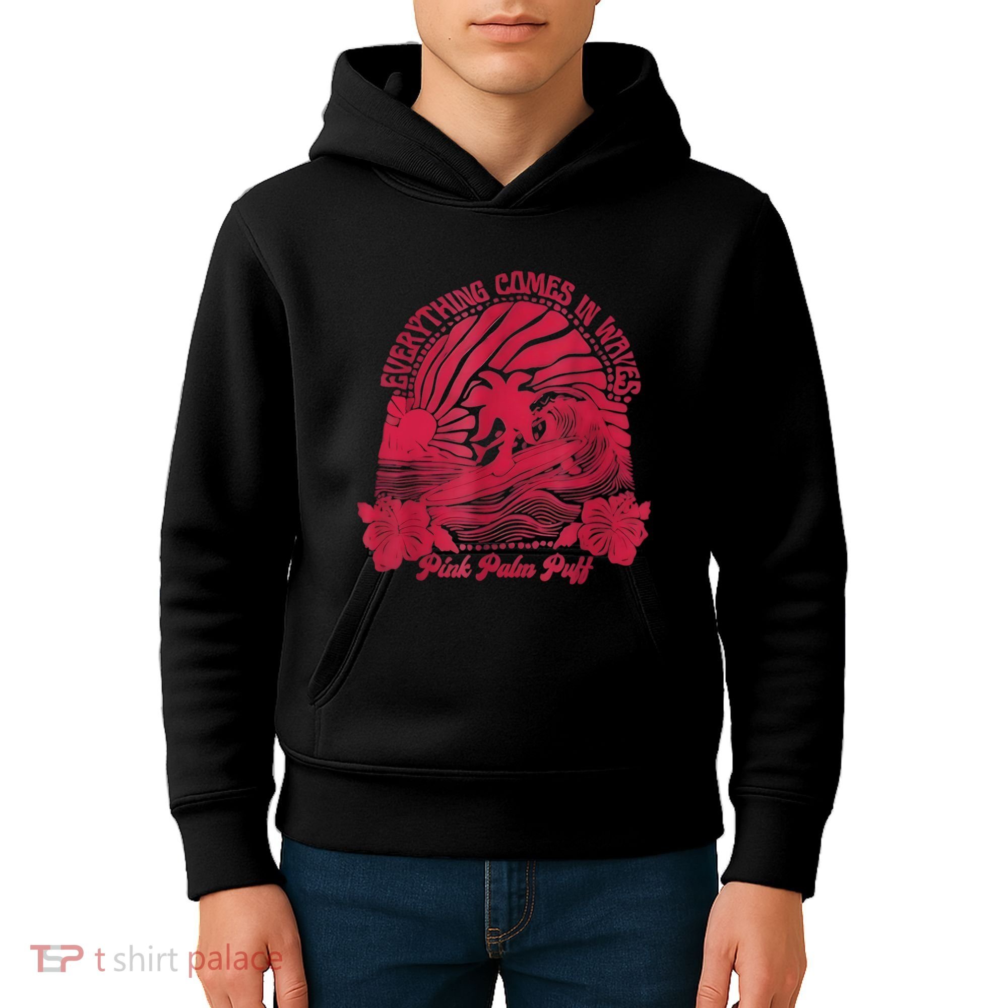 Palm Puff Kids Hoodie