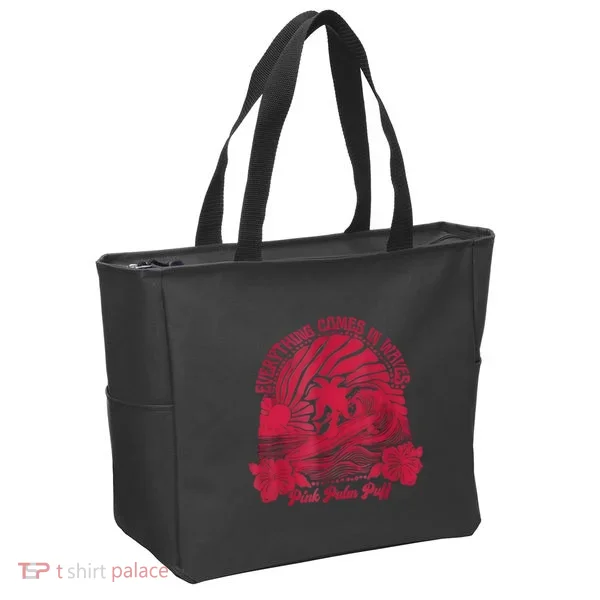 Palm Puff Tote Bag