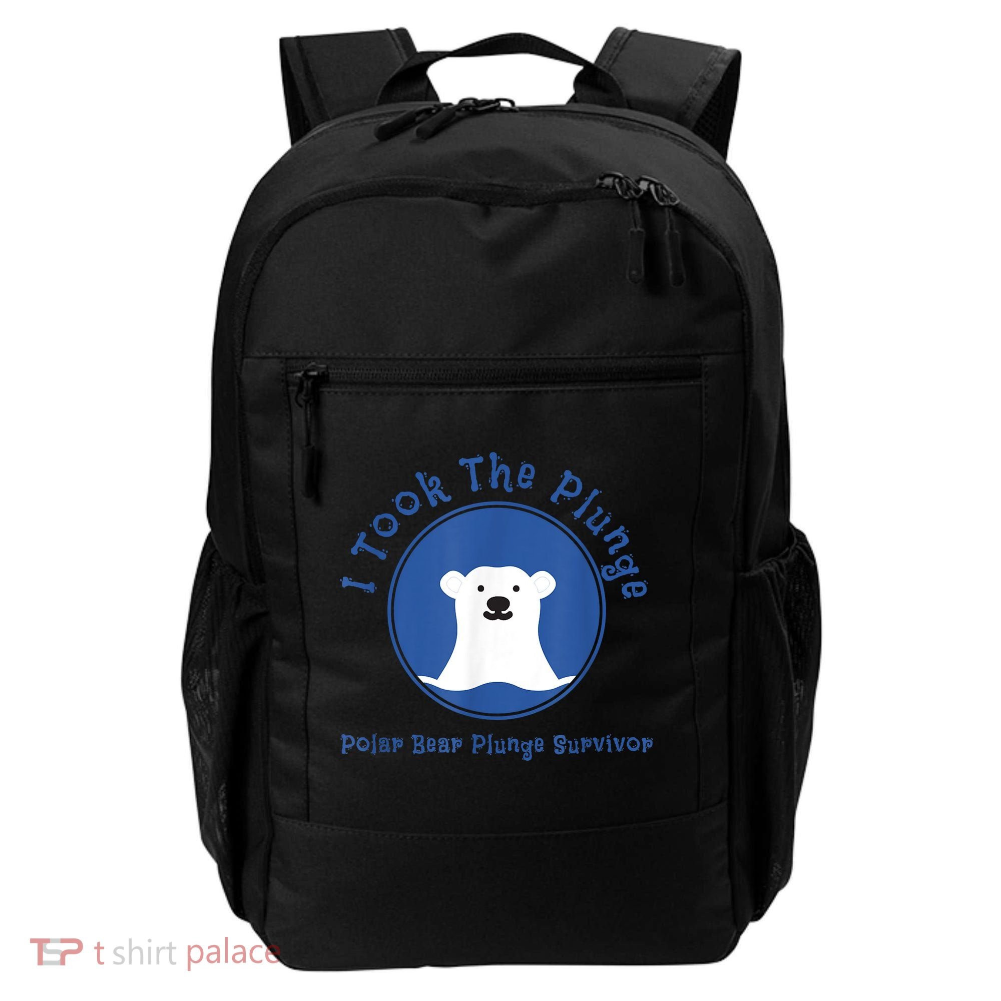 Polar Plunge Polar Bear I Took The Plunge Backpack