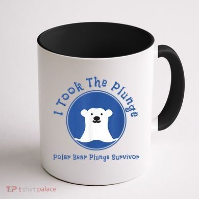 Polar Plunge Polar Bear I Took The Plunge Coffee Mug back