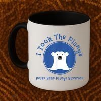 Polar Plunge Polar Bear I Took The Plunge Coffee Mug thumb 2