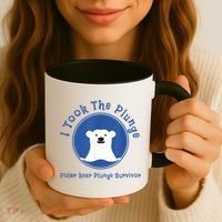 Polar Plunge Polar Bear I Took The Plunge Coffee Mug thumb 3